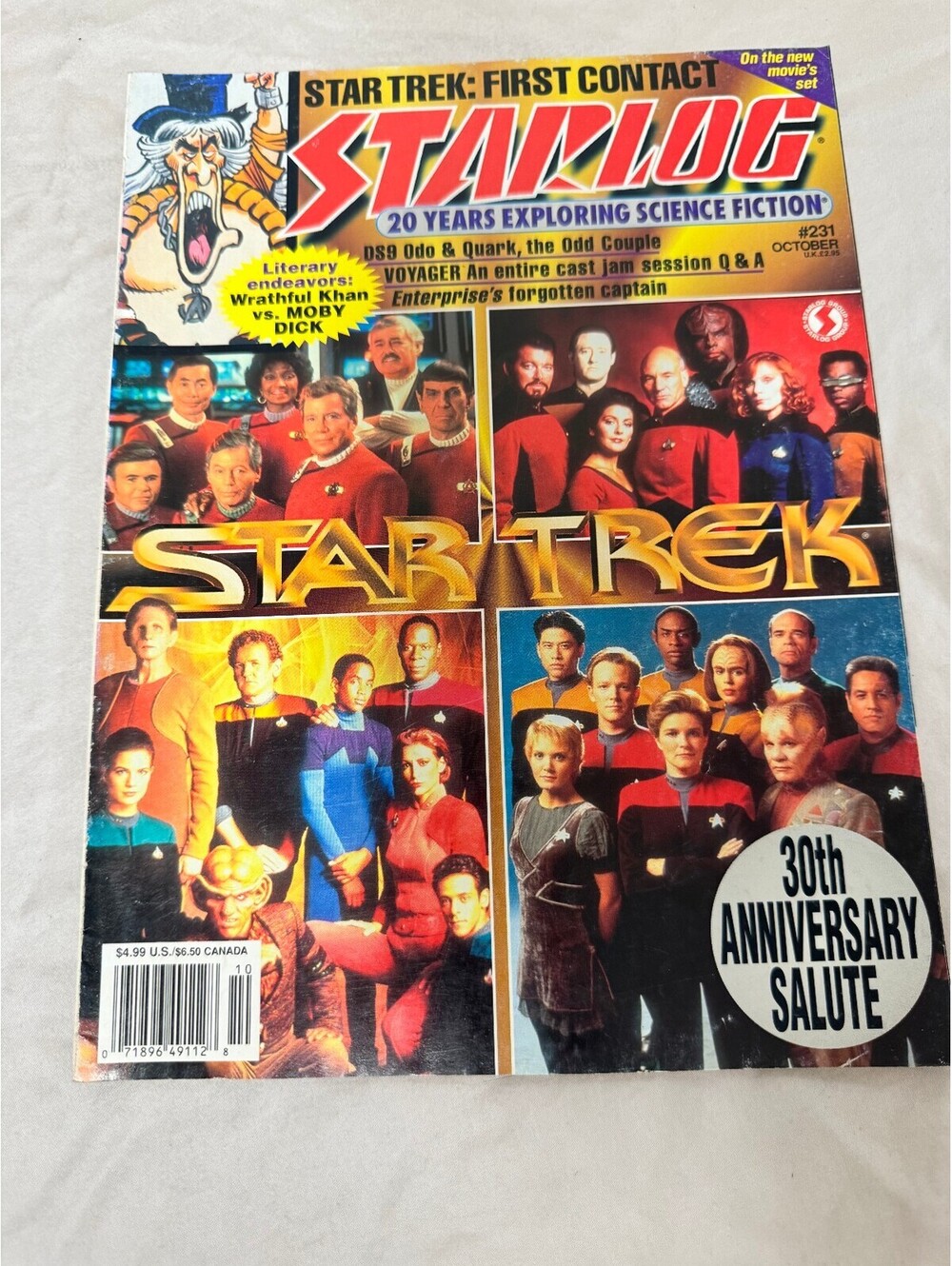 Starlog Magazine #231 October 1996 Star Trek 30th Anniversary Salute